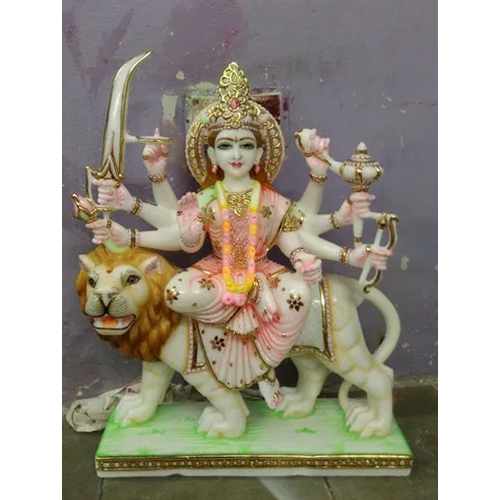 21inch White Marble Durga Maa Statue