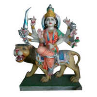 36inch Marble Durga Maa Statue - Feature: Washable