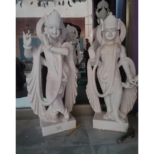 Marble Radha Krishna Statue