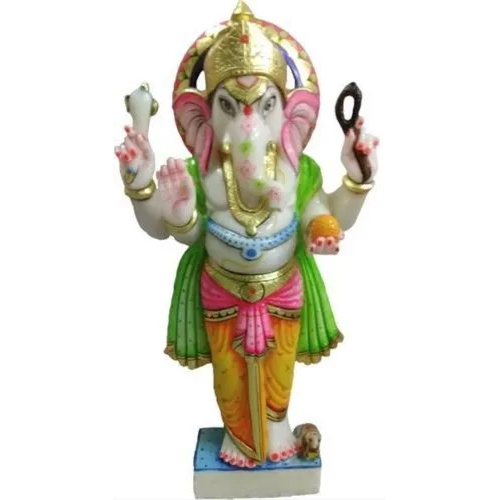 21inch Marble Ganpati Statue