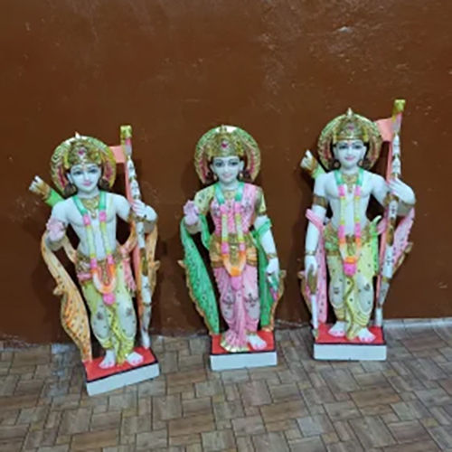 24Inch Marble Ram Darbar Statue - Feature: Easy To Clean