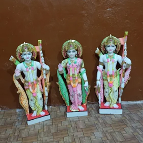 24inch Marble Ram Darbar Statue