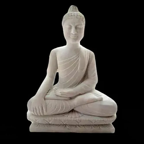 18 Inch Marbal Marble Buddha Statue - Feature: Easy To Clean