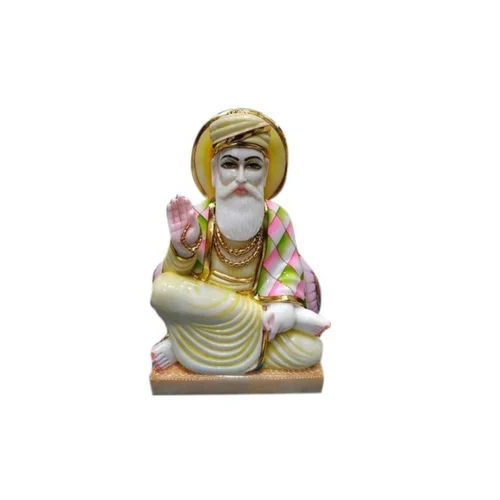 Colored Marble Guru Nanak Statue - Feature: Washable