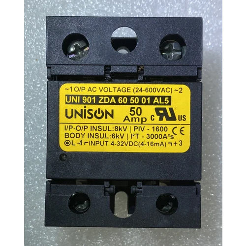 Unison 901Zda6050 Solid State Relay - Color: Black