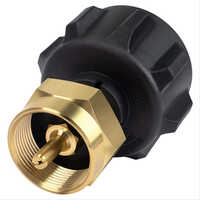 Brass Lpg Cylinder Adapter - Metal Construction, Various Sizes Available | Compatible With Lpg Cylinders For Versatile Applications