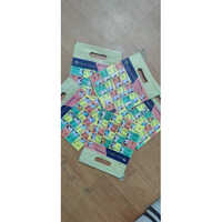 Bopp Laminated Pp Woven Bags With Handles And Dcuts - 5 Kg Capacity, Size 8x10 Inches, Glossy/matt Finish, Recyclable, Loop Handle | Go Green Non Woven Carry Bag