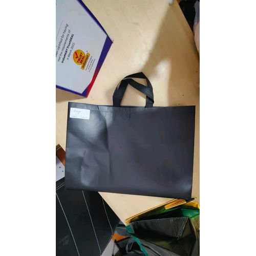 Bopp Black Color Laminated Box Bag