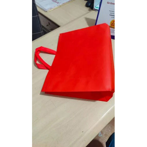 Bopp Laminated Red Color Box Bag - Design: Standard