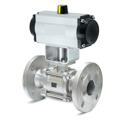 Three Piece Pneumatic 2 Way Ball Valve