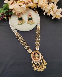 Lavish Designer Polki Necklace Set