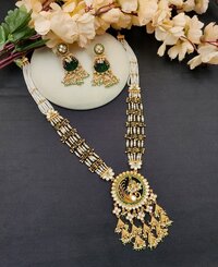 Lavish Designer Polki Necklace Set