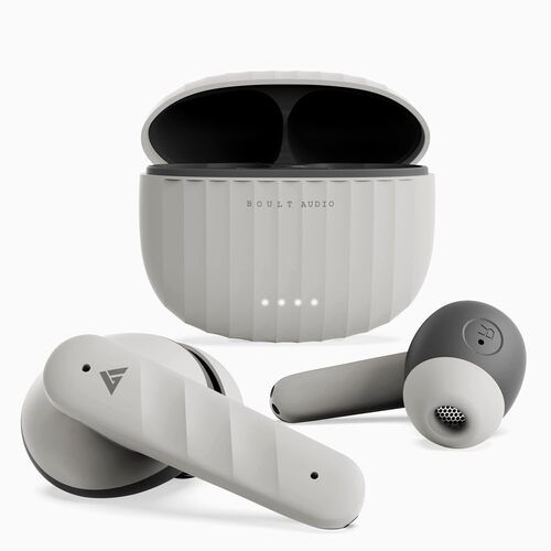 Boult Audio X45 Truly Wireless in Ear Earbuds with 40H Playtime, 45ms Low Latency Gaming (Grey)