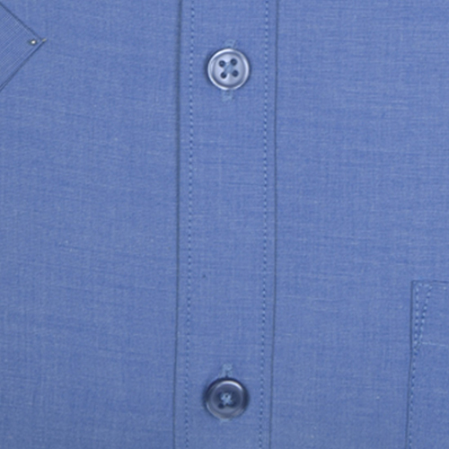 Mens Solid Formal Blue Shirt