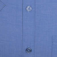 Mens Solid Formal Blue Shirt