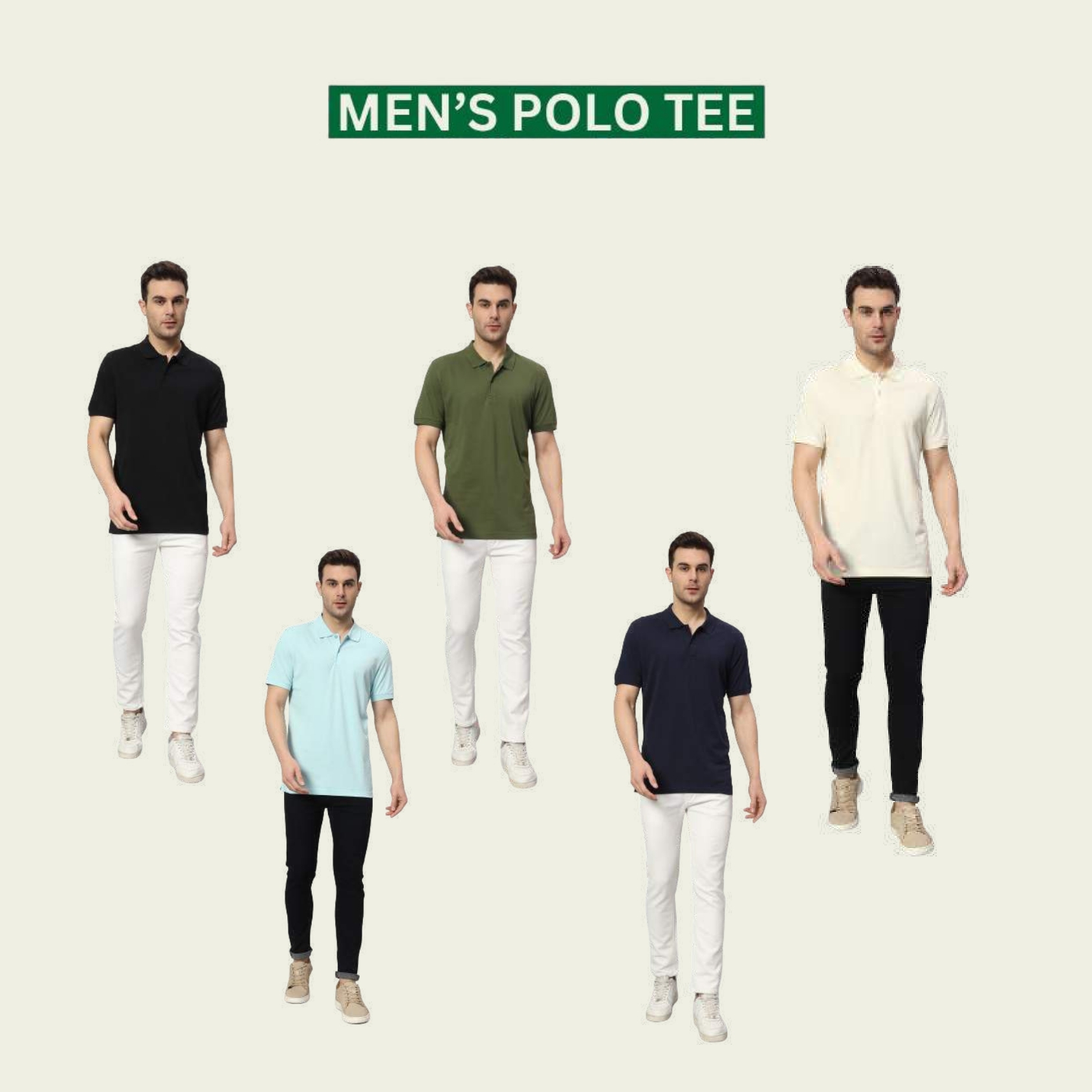 Woodland Cotton Polo T Shirt