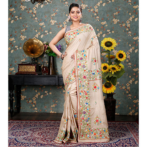 Parshi Hand Stitch Saree