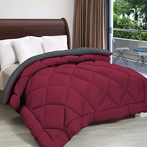 Cotton Micro Double Comforter Set - Pattern: Plain Dyed