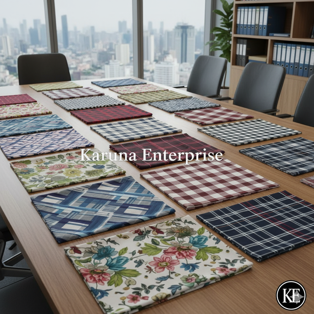 Cotton Giza Satin Printed Fabric