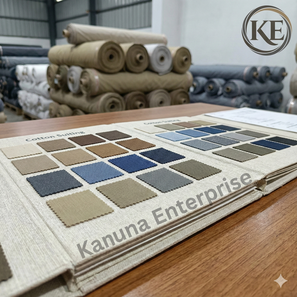 Cotton Suiting Lycra Fabrics - 58 Inch Size, Multicolour Washable Plain Texture | Ideal for Versatile Clothing in the Textile Industry