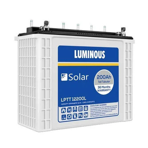 Luminous Lptt 12200L 200Ah Solar Battery - Color: White & Blue