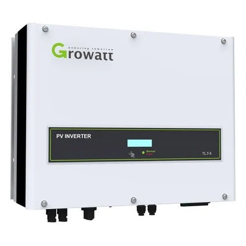 6 Kw 3 Phase Growatt 6000Tl-3X Grid Tie Solar Inverter - Color: White