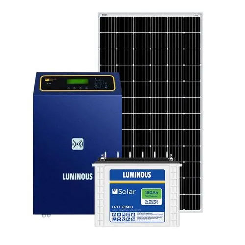 Luminous 7.5 Kva Off Grid Solar System - Color: Blue