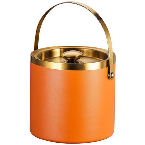 Ss Ice Bucket - Color: Orange