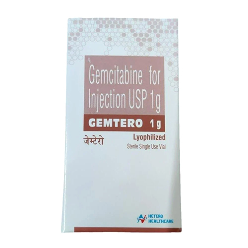 Gemcitabine For Injection Usp 1 Gm - Recommended For: Non-Small Cell Lung Cancer Breast Cancer Pancreatic Cancer Urinary Bladder Cancer