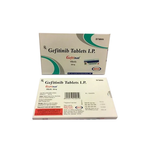 Gefitinib Tablets Ip - Tablet Dosage Form, Unique Physical Color And Texture | Effective Treatment For Non-small Cell Lung Cancer, Shelf Life Up To 24 Months, Store In Dry Place