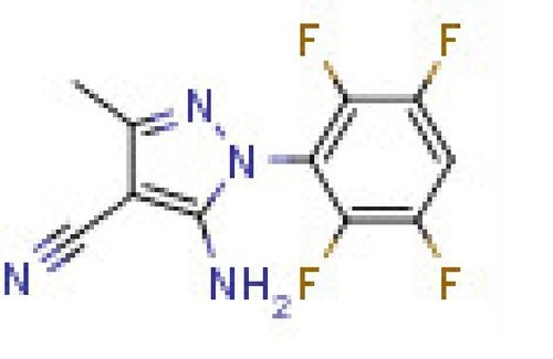 5-Amino-4-cyano-3-methyl-1-(2,3,5,6-tetrafluorophenyl)pyrazole  98%