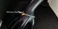 Gold Two-tone Unwavering Love Bracelet - 18 Kt Gold, Yellow & White Gold, Customizable Design With Ethical Sourcing, Certified Diamonds, Door-to-door Insurance