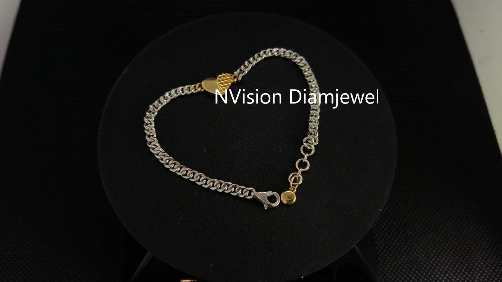 Gold Two-Tone Unwavering love Bracelet