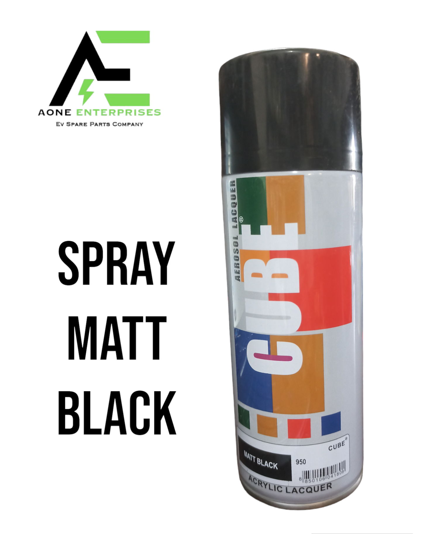 SPRAY MATT BLACK