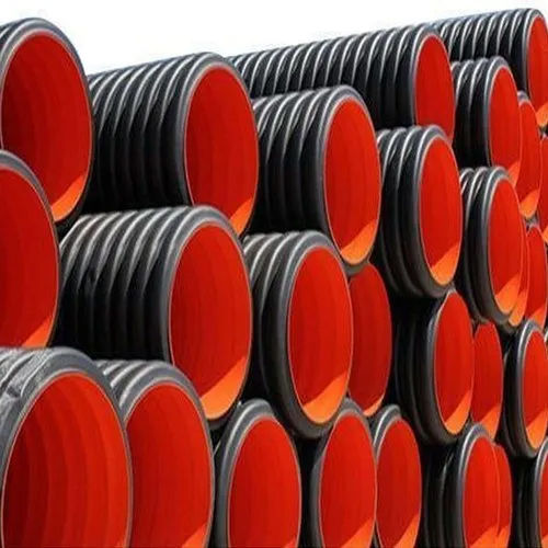 63 Mm Hdpe Double Wall Corrugated Pipe - Color: Different Available