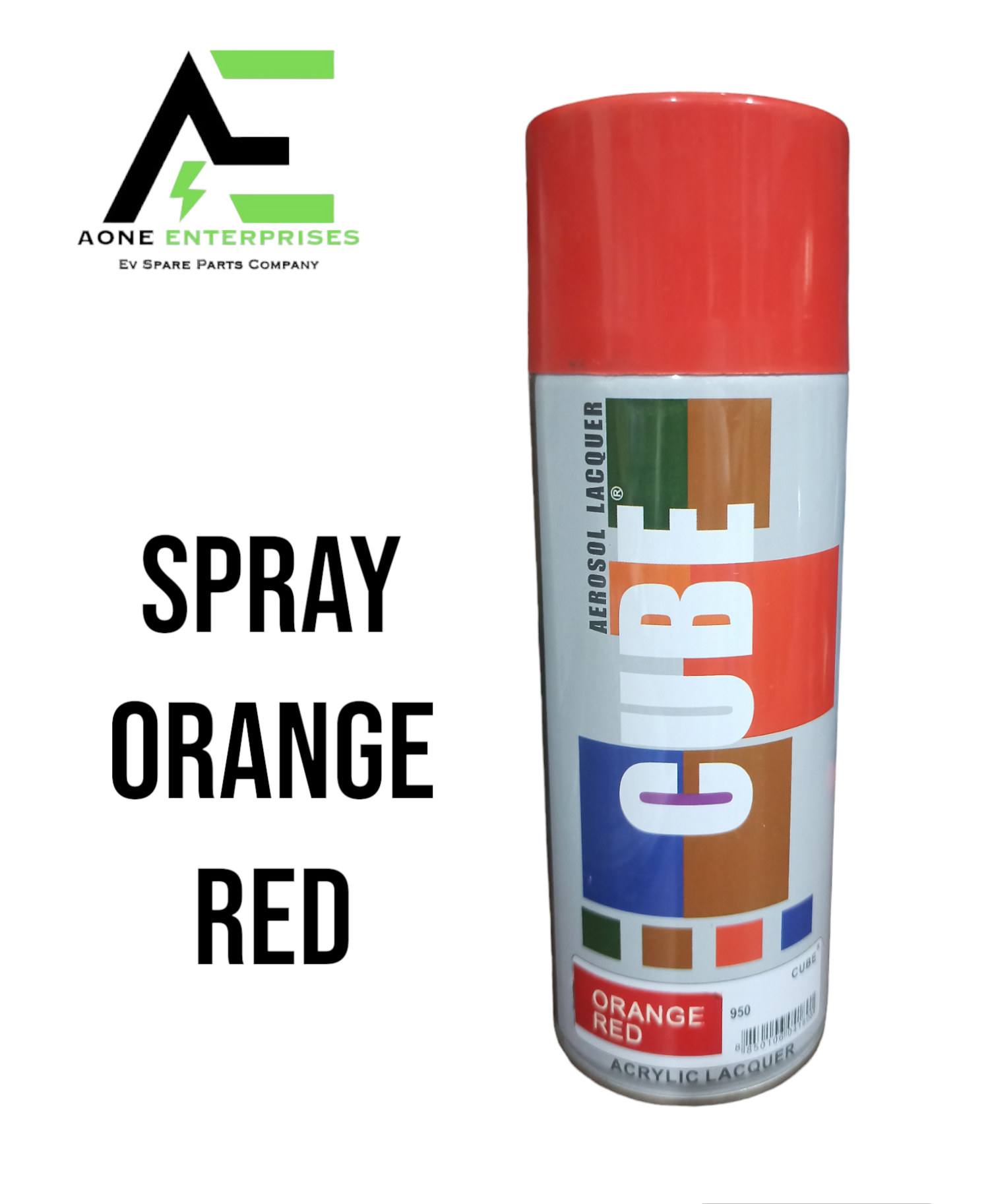 SPRAY ORANGE RED