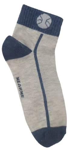 BASKET BALL DESIGN ANKLE SOCKS