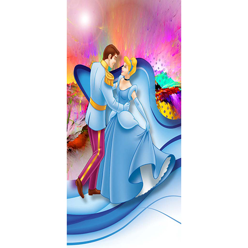 C-18 Stylish Laminated Cartoon Printed Door Paper