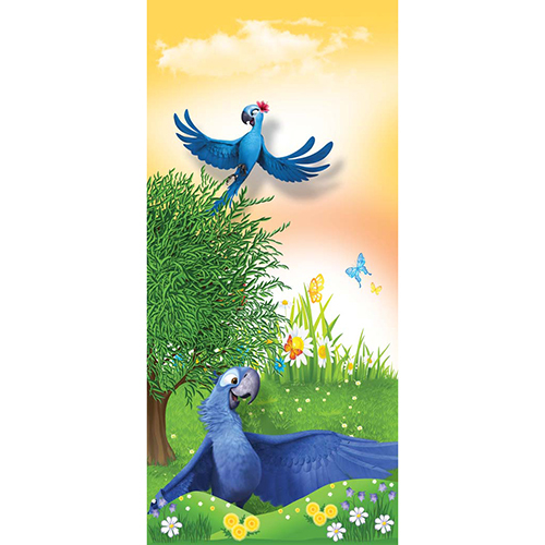C-24 Stylish Printed Cartoon Printed Door Paper