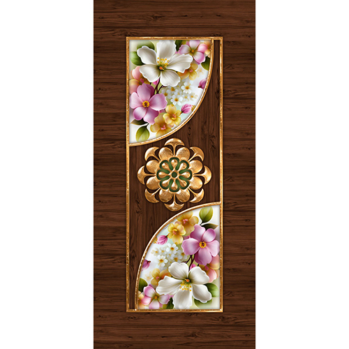 1546 Floral Design Digital Door Print Paper