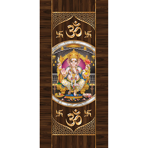BS-1527 Ganesh Ji Printed Door Skin Paper