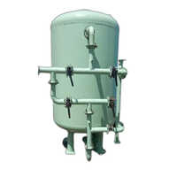 Ms Filter Vessel - Mild Steel, 500 L Liter/day Capacity, Green Color | Durable Industrial Filtration Solution