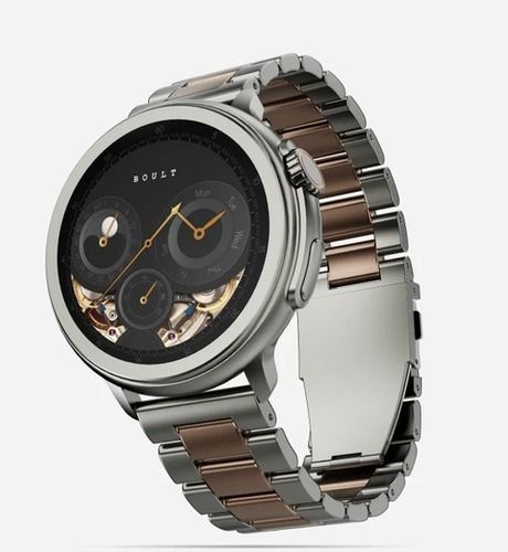 Boult Audio Crown R(M) Luxury Round Dial Smartwatch with 1.52 inch HD Screen, 600 nits Brightness