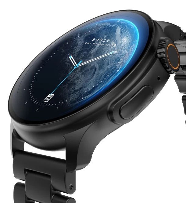 Boult Audio Crown R Pro (M) Premium Smart watch with 1.43 Super AMOLED Screen, 500 nits Brightness