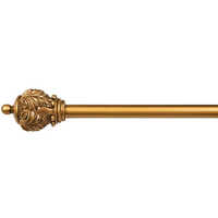 Curtains Draperies Rods - Stainless Steel & Iron, 2 Inch Diameter, Golden Finish, 12ft/15ft Lengths, Elegant Design For Heavy Drapes
