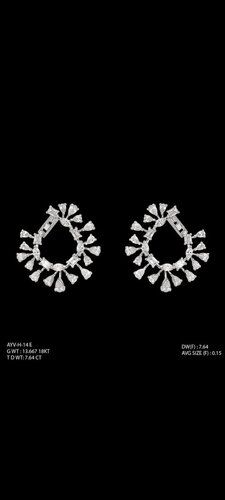 Real Diamond Earring