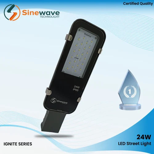 24W Ignite Series Led Street Light - Input Voltage: 240V Volt (V)