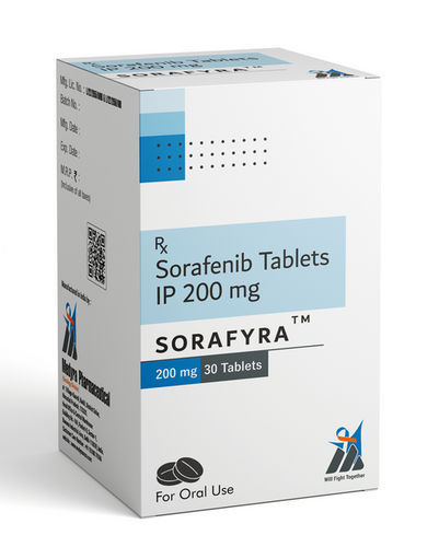 Sorafenib 200mg Tablet IP