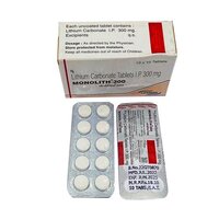 Lithium Carbonate Pr Tablets - 300mg Dosage, 10 X 10 Tablet Packaging | General Medicine, Store In Cool & Dry Place, Follow Physician Guidelines