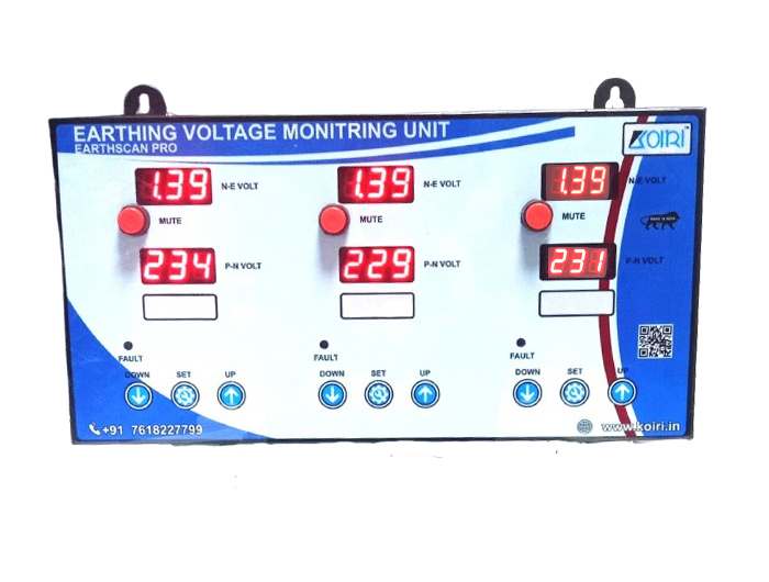 Earthing Voltage Monitoring Unit Voltmeter